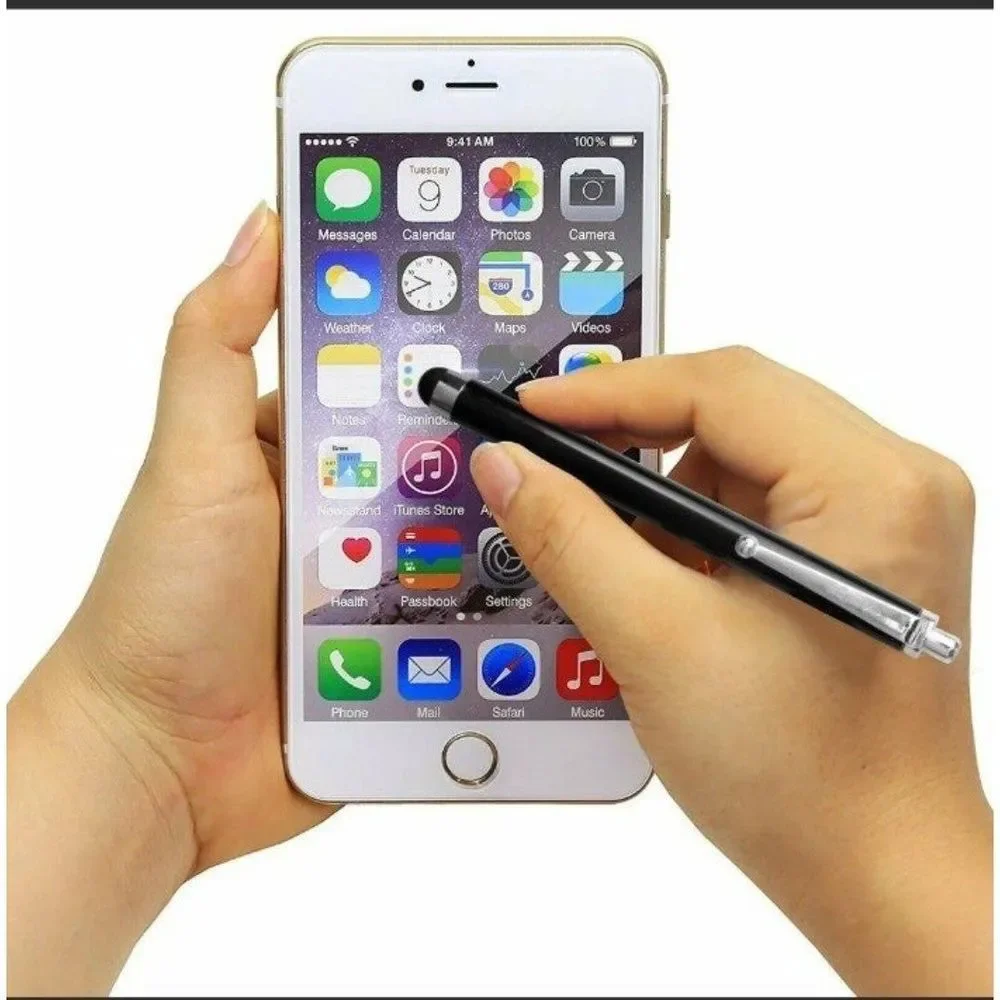 10x Universal Touch Screen Pen Metal Stylus For iPhone 5 6S 7 iPad Samsung Phone